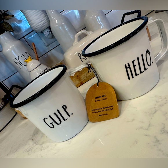 Rae Dunn Enamel Mug - Picture 1 of 7